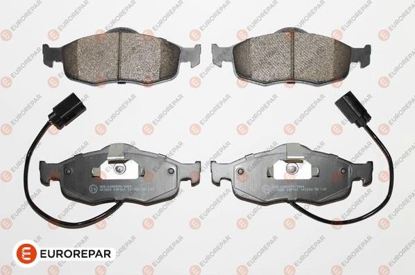 EUROREPAR 1617252280 - Brake Pad Set, disc brake autospares.lv