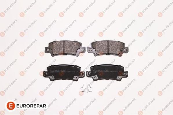 EUROREPAR 1617269480 - Brake Pad Set, disc brake autospares.lv
