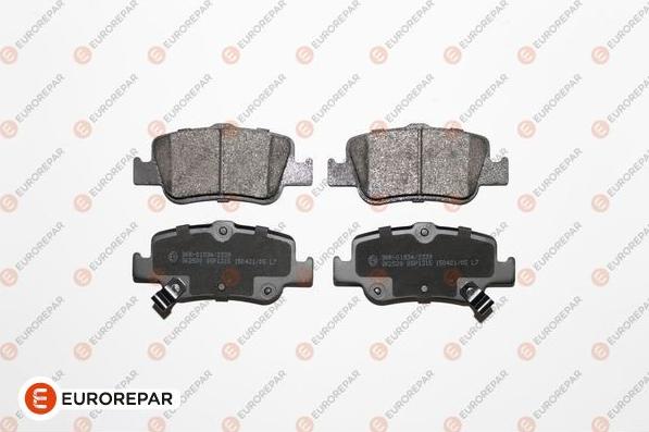 EUROREPAR 1617269380 - Brake Pad Set, disc brake autospares.lv