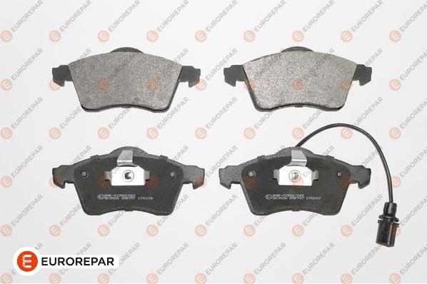 EUROREPAR 1617265980 - Brake Pad Set, disc brake autospares.lv