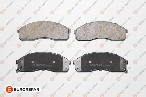 EUROREPAR 1617266880 - Brake Pad Set, disc brake autospares.lv