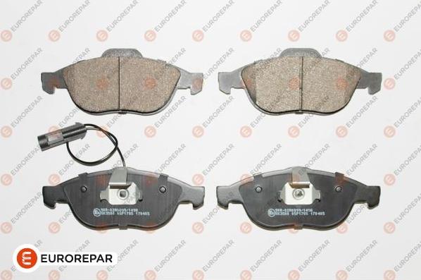 EUROREPAR 1617261180 - Brake Pad Set, disc brake autospares.lv