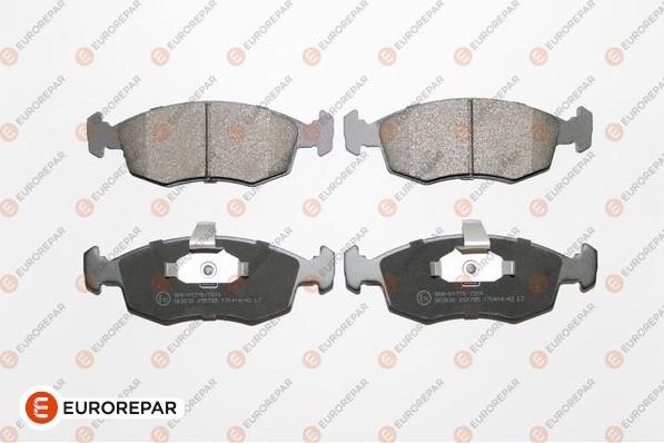 EUROREPAR 1617261380 - Brake Pad Set, disc brake autospares.lv