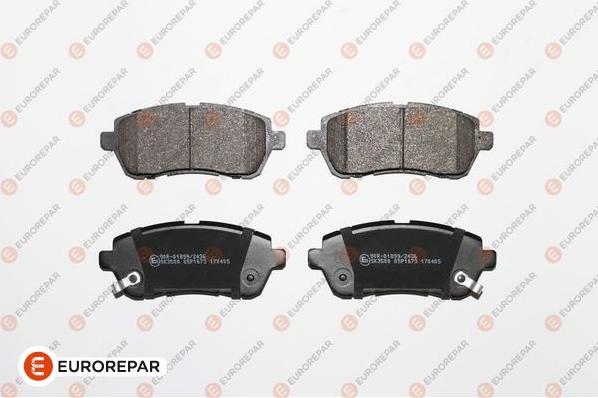 EUROREPAR 1617268780 - Brake Pad Set, disc brake autospares.lv