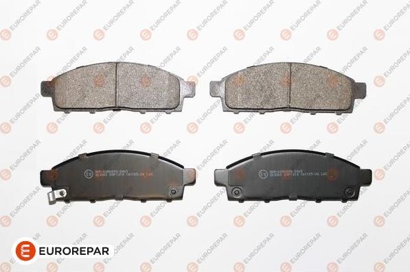 EUROREPAR 1617285380 - Brake Pad Set, disc brake autospares.lv