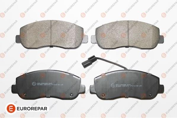 EUROREPAR 1617286480 - Brake Pad Set, disc brake autospares.lv