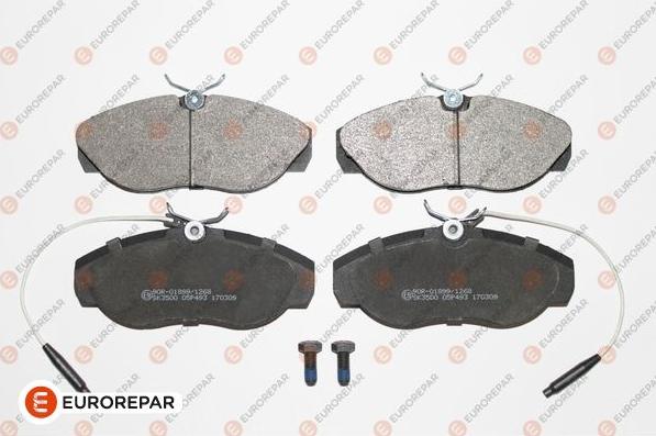 EUROREPAR 1617280480 - Brake Pad Set, disc brake autospares.lv