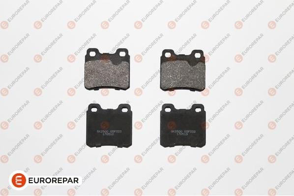 EUROREPAR 1617280180 - Brake Pad Set, disc brake autospares.lv