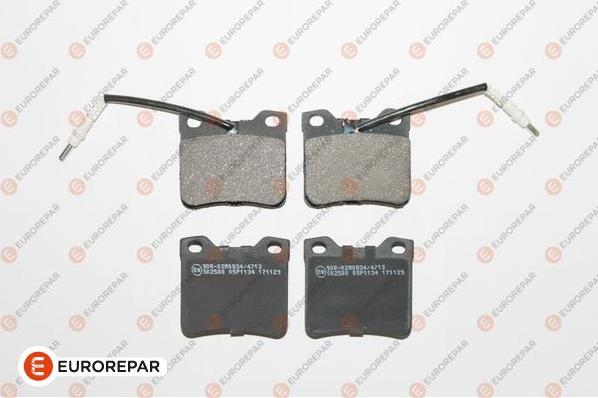 EUROREPAR 1617281880 - Brake Pad Set, disc brake autospares.lv