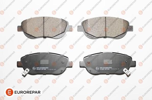 EUROREPAR 1617283980 - Brake Pad Set, disc brake autospares.lv