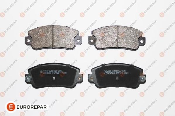 EUROREPAR 1617279180 - Brake Pad Set, disc brake autospares.lv