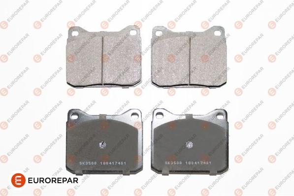 EUROREPAR 1617274980 - Brake Pad Set, disc brake autospares.lv