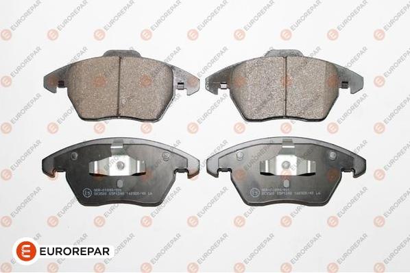 EUROREPAR 1617274580 - Brake Pad Set, disc brake autospares.lv