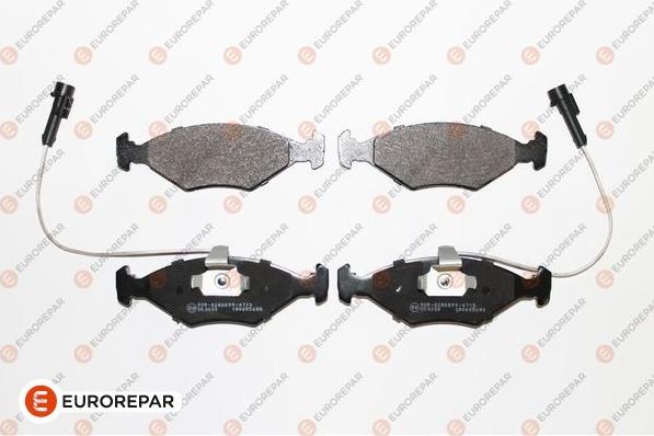 EUROREPAR 1617276780 - Brake Pad Set, disc brake autospares.lv