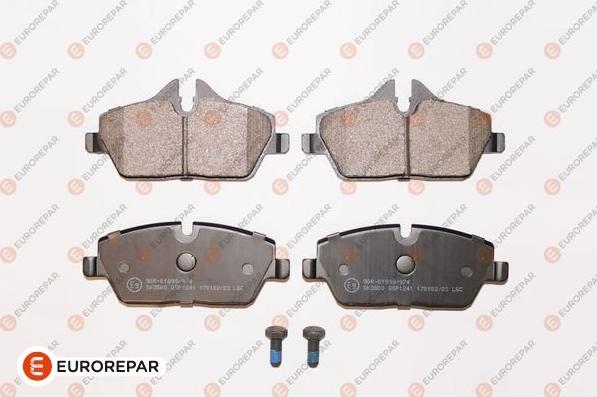 EUROREPAR 1617278780 - Brake Pad Set, disc brake autospares.lv