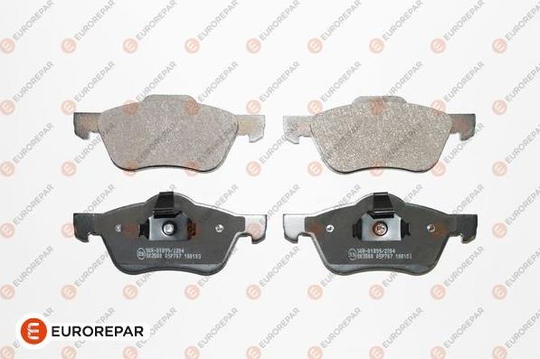 EUROREPAR 1617272380 - Brake Pad Set, disc brake autospares.lv