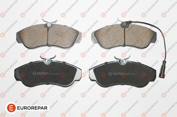 EUROREPAR 1617277980 - Brake Pad Set, disc brake autospares.lv