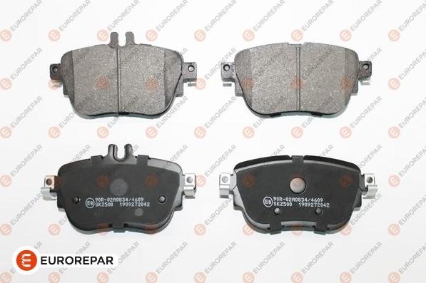 EUROREPAR 1689801280 - Brake Pad Set, disc brake autospares.lv