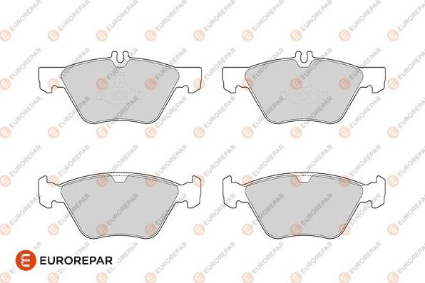 EUROREPAR 1686269480 - Brake Pad Set, disc brake autospares.lv