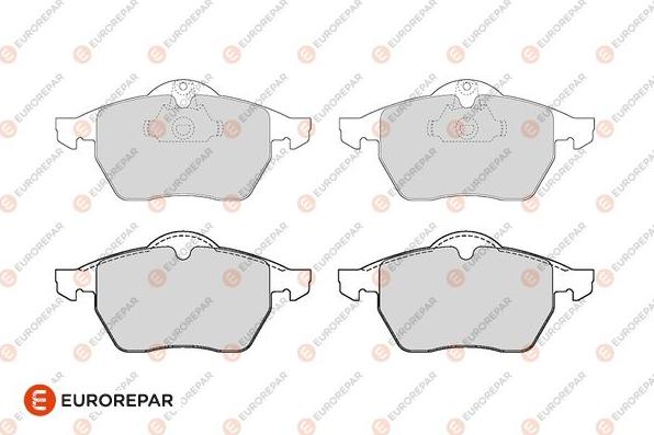 EUROREPAR 1686269080 - Brake Pad Set, disc brake autospares.lv