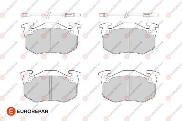 EUROREPAR 1686269780 - Brake Pad Set, disc brake autospares.lv