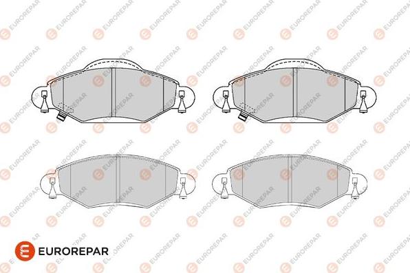 EUROREPAR 1686266180 - Brake Pad Set, disc brake autospares.lv