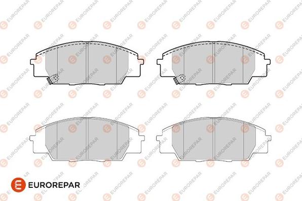 EUROREPAR 1686266380 - Brake Pad Set, disc brake autospares.lv