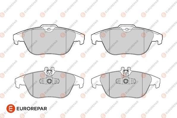 EUROREPAR 1686268480 - Brake Pad Set, disc brake autospares.lv