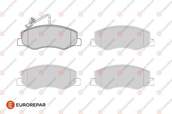 EUROREPAR 1686263680 - Brake Pad Set, disc brake autospares.lv