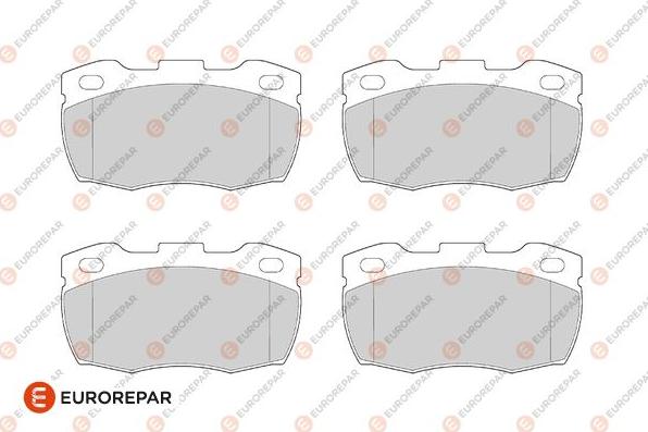 EUROREPAR 1686279480 - Brake Pad Set, disc brake autospares.lv