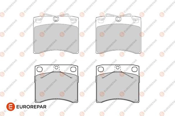 EUROREPAR 1686279580 - Brake Pad Set, disc brake autospares.lv