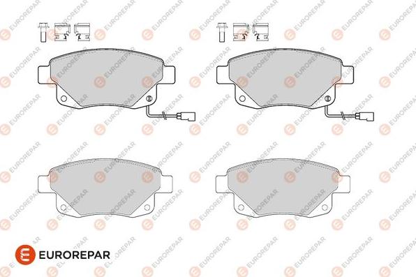 EUROREPAR 1686275380 - Brake Pad Set, disc brake autospares.lv