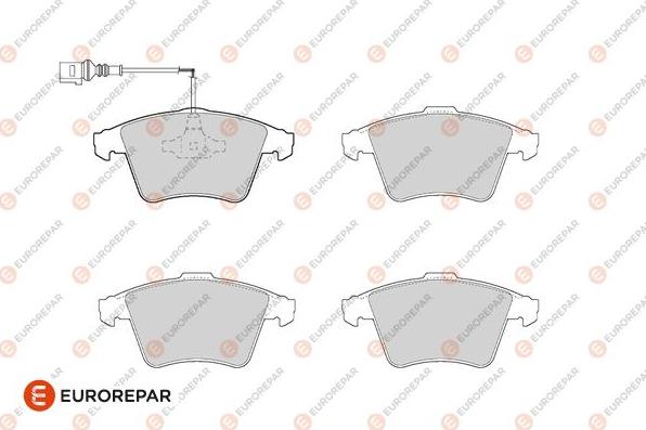 EUROREPAR 1686275280 - Brake Pad Set, disc brake autospares.lv