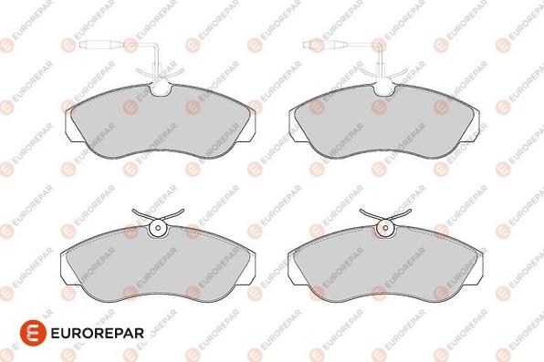 EUROREPAR 1686276680 - Brake Pad Set, disc brake autospares.lv