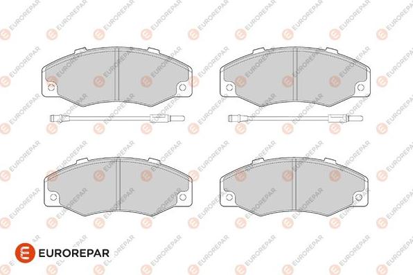 EUROREPAR 1686276080 - Brake Pad Set, disc brake autospares.lv