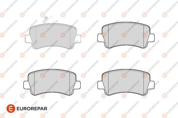 EUROREPAR 1686270980 - Brake Pad Set, disc brake autospares.lv