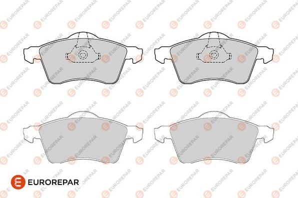 EUROREPAR 1686277580 - Brake Pad Set, disc brake autospares.lv