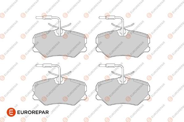 EUROREPAR 1686277080 - Brake Pad Set, disc brake autospares.lv