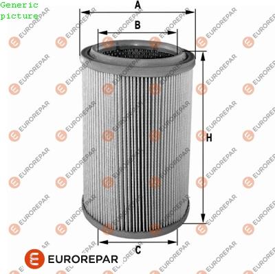 EUROREPAR 1680349880 - Air Filter, engine autospares.lv