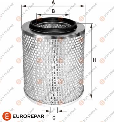 EUROREPAR 1680340380 - Air Filter, engine autospares.lv