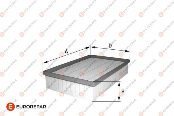 EUROREPAR 1680348480 - Air Filter, engine autospares.lv