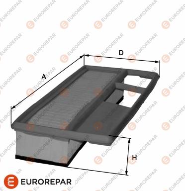 EUROREPAR 1680348680 - Air Filter, engine autospares.lv