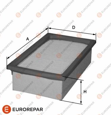 EUROREPAR 1680336580 - Air Filter, engine autospares.lv