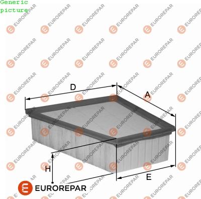 EUROREPAR 1680333180 - Air Filter, engine autospares.lv