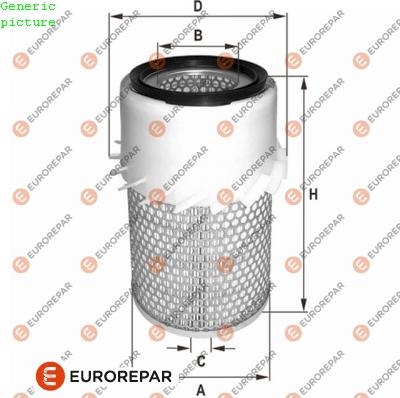 EUROREPAR 1680332580 - Air Filter, engine autospares.lv