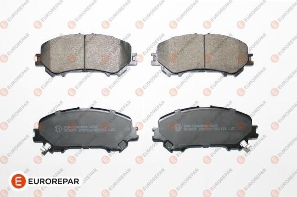 EUROREPAR 1681162580 - Brake Pad Set, disc brake autospares.lv