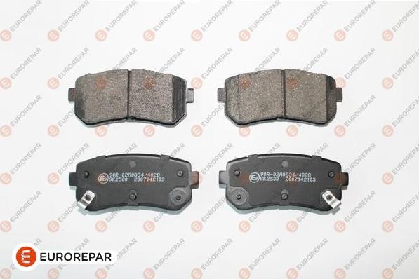 EUROREPAR 1681162080 - Brake Pad Set, disc brake autospares.lv