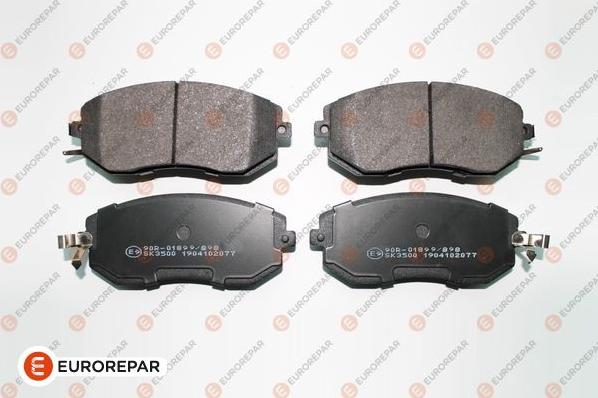 EUROREPAR 1681167980 - Brake Pad Set, disc brake autospares.lv