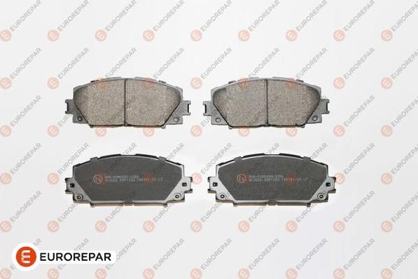 EUROREPAR 1681167480 - Brake Pad Set, disc brake autospares.lv