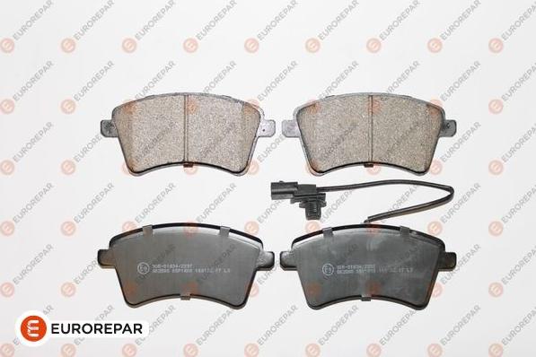 EUROREPAR 1681167880 - Brake Pad Set, disc brake autospares.lv